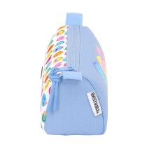 Holdall Smiley Joyful Multicolour Light Blue 21 x 8 x 7 cm