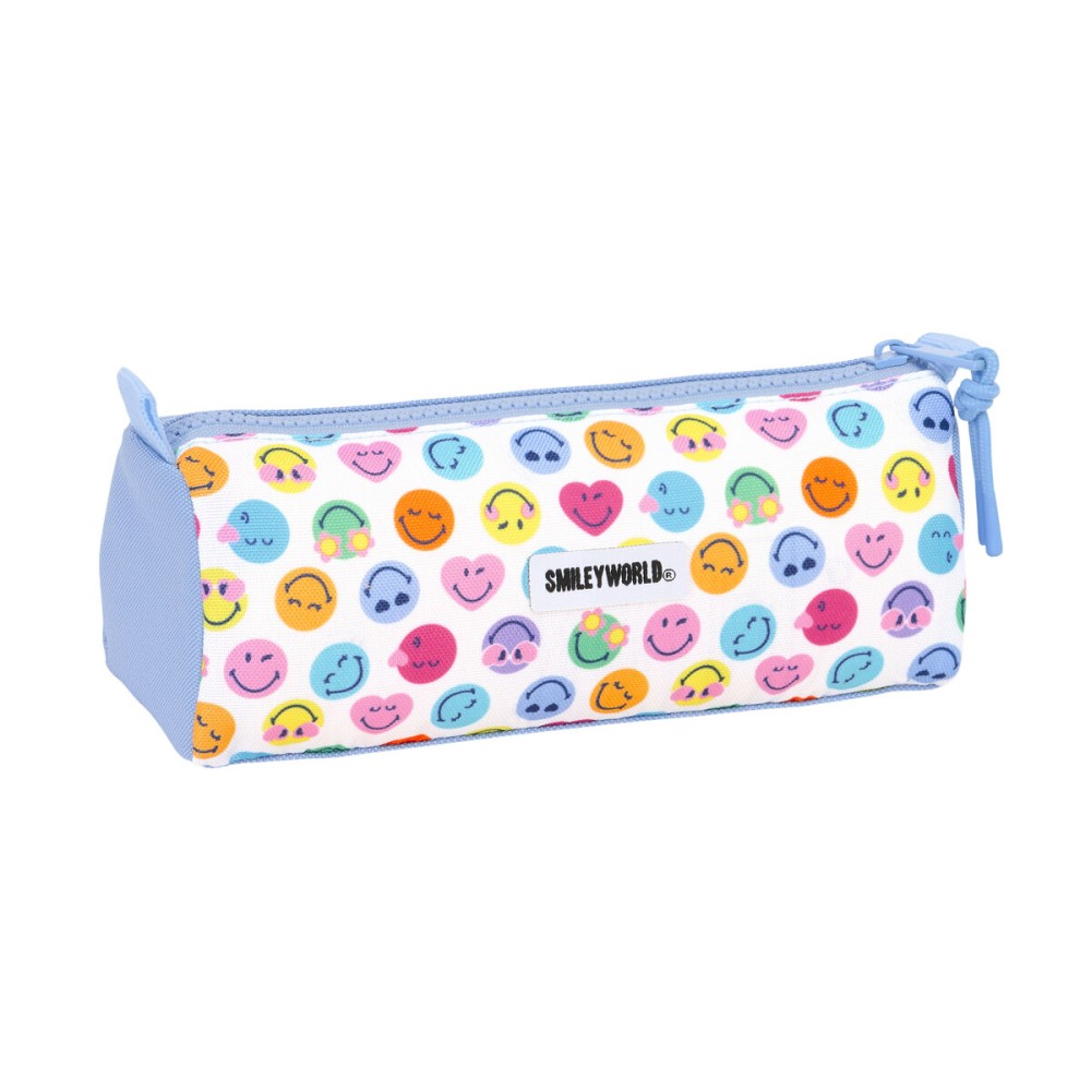 Holdall Smiley Joyful Multicolour Light Blue 21 x 8 x 7 cm
