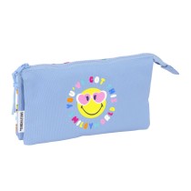 Allzwecktasche Smiley Joyful Bunt Hellblau 22 x 12 x 3 cm