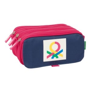 Allzwecktasche Benetton Cherry Cerise Marineblau 21,5 x 10 x 8 cm