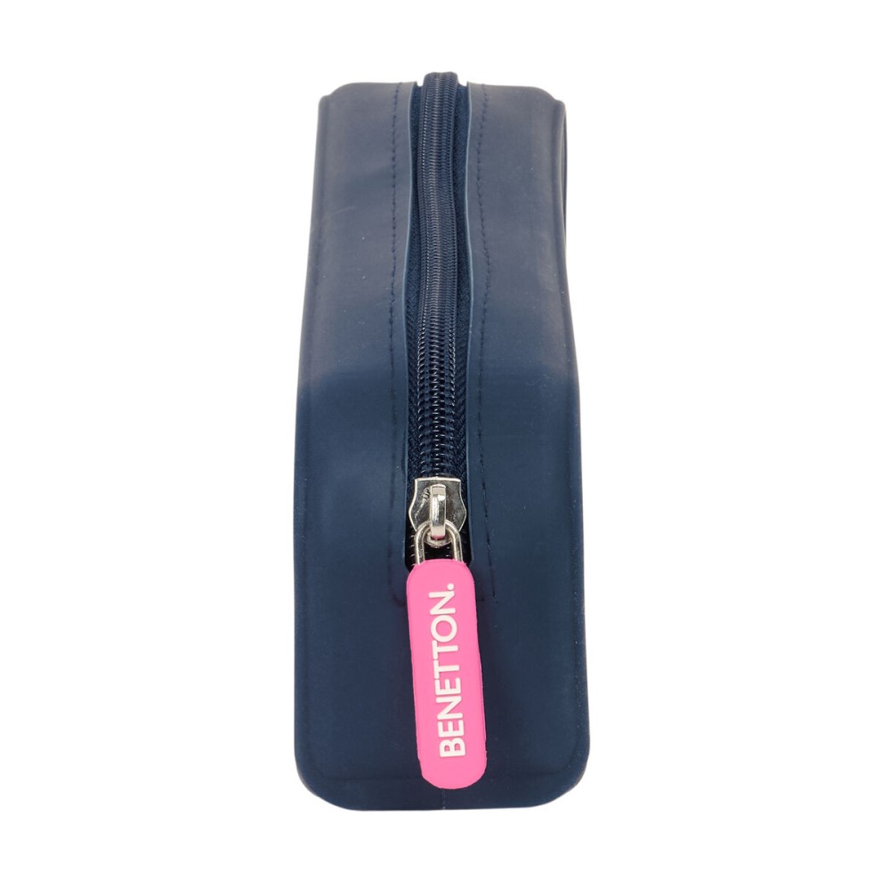 Fourre-tout Benetton Damero Blue marine 18.5 x 7.5 x 5.5 cm