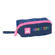 Holdall Benetton Damero Navy Blue 20 x 8 x 8 cm