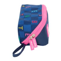 Holdall Benetton Damero Navy Blue 20 x 8 x 8 cm