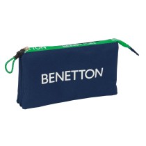 Holdall Benetton Green Navy Blue 22 x 12 x 3 cm