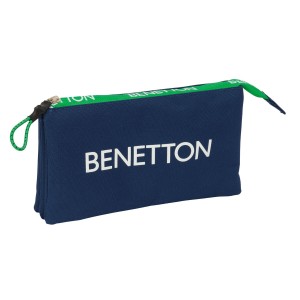 Allzwecktasche Benetton Green Marineblau 22 x 12 x 3 cm