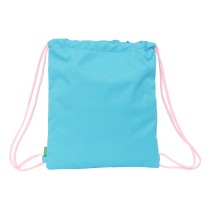 Sac à dos serré par des ficelles Benetton Unique Rose Turquoise 35 x 40 x 1 cm