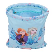 Sac à dos serré par des ficelles Frozen Ice magic Bleu 26 x 34 x 1 cm