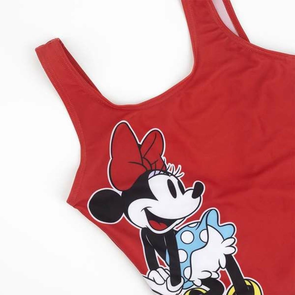 Damen Badeanzug Minnie Mouse Rot