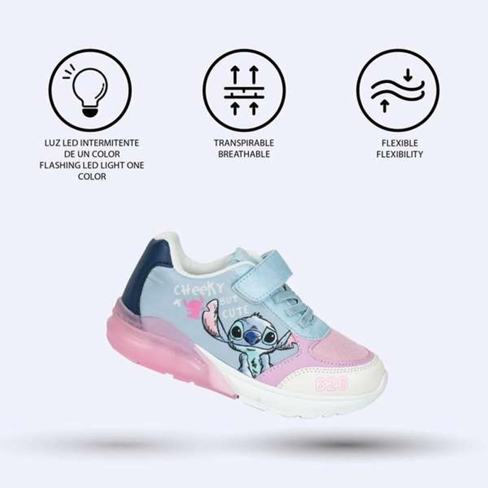 Sports Shoes for Kids Stitch Light Blue