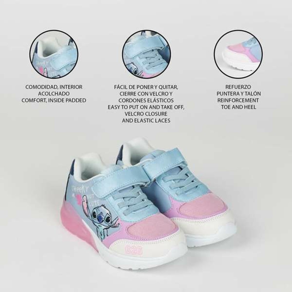 Chaussures de Sport pour Enfants Stitch Bleu clair