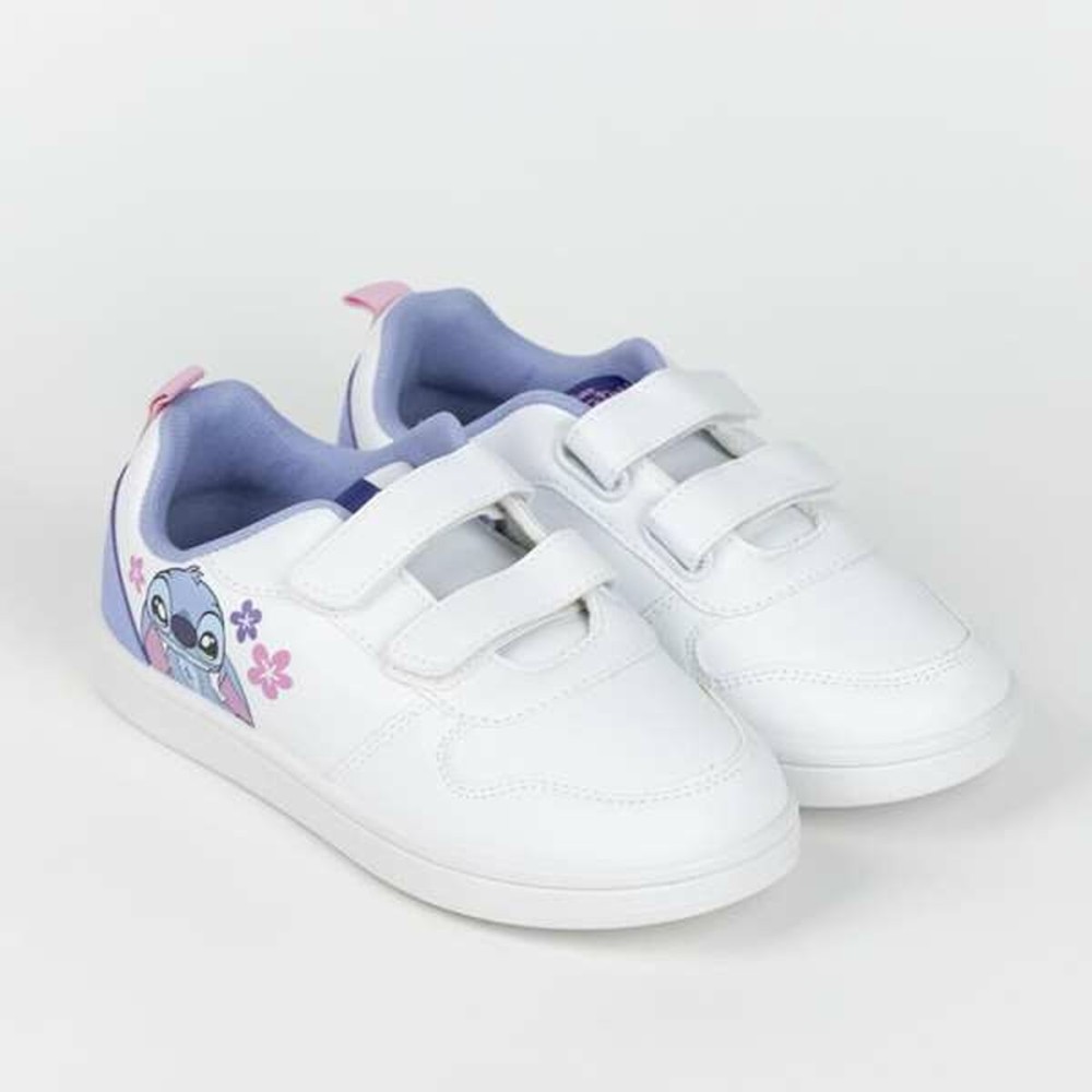 Sports Shoes for Kids Stitch White