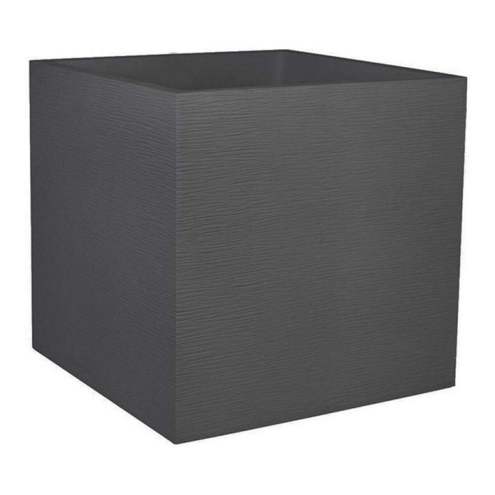 Pot EDA CF-6540042 Anthracite Gris foncé Plastique Carré 49,5 x 49,5 x 49,5 cm