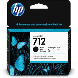 Original Tintenpatrone HP HP 712 Schwarz