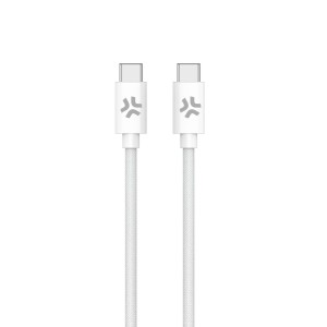 Câble USB-C Celly USBCUSBCCOTTWH Blanc 1,5 m