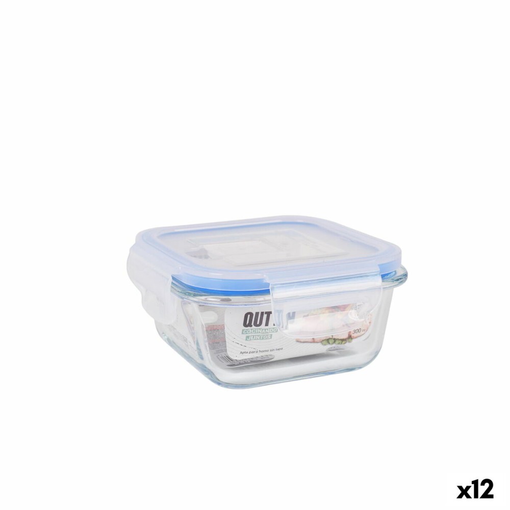 Lunchbox hermetisch Quttin karriert 300 ml (12 Stück)