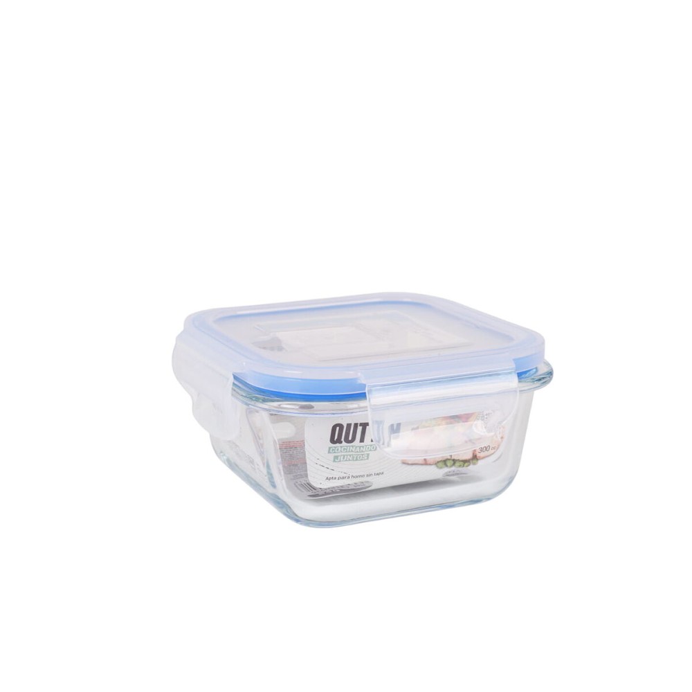 Boîte à lunch hermétique Quttin Carré 300 ml (12 Unités)