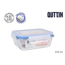 Lunchbox hermetisch Quttin rechteckig 375 ml (12 Stück)