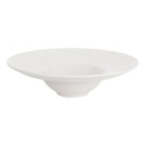 Assiette à pâtes La Mediterránea Bari Ivoire Grès (25 x 6,6 cm)