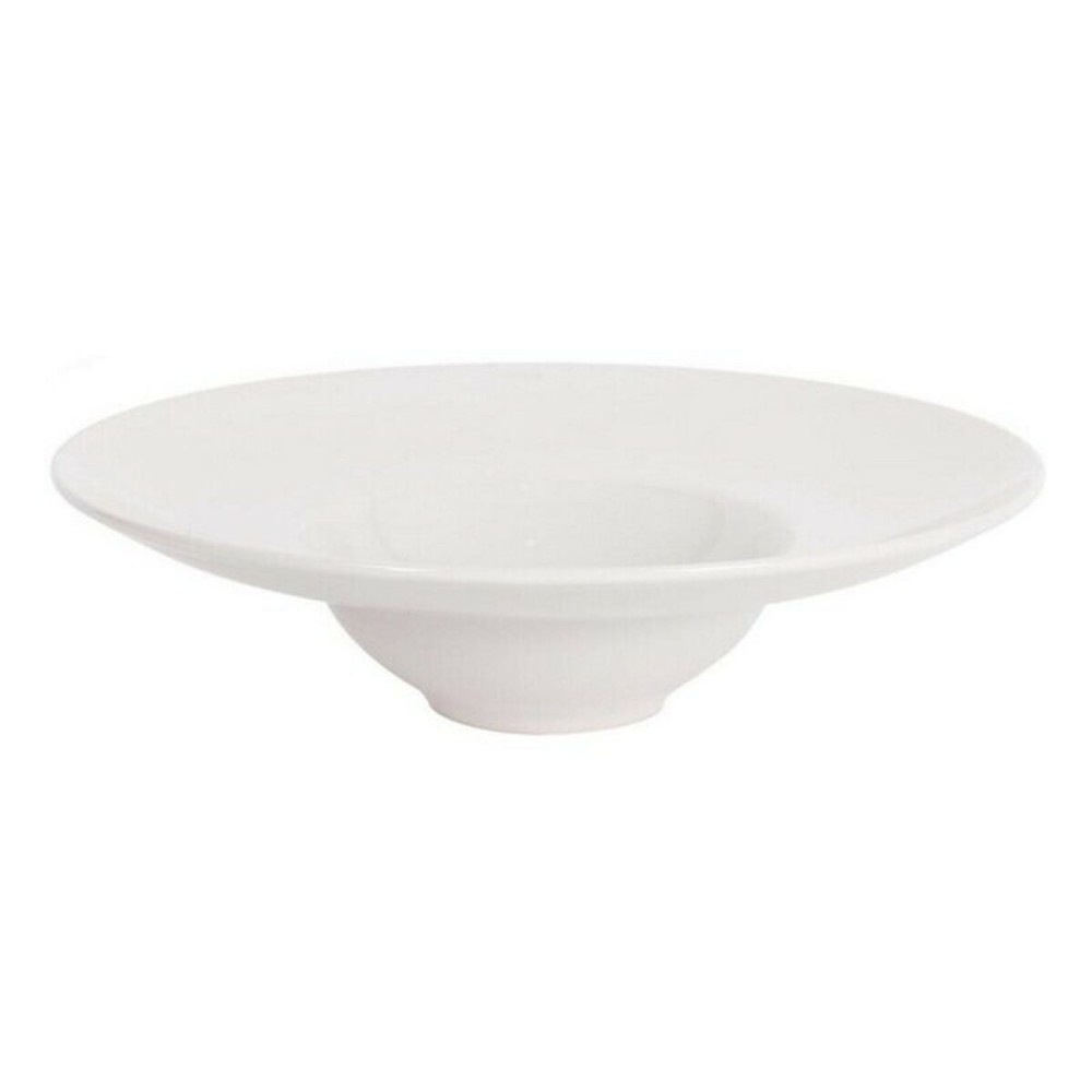Assiette à pâtes La Mediterránea Bari Ivoire Grès (25 x 6,6 cm)