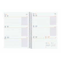 Agenda Finocam COOL Multicouleur quarto 15,5 x 21,2 cm Jungle 2024-2025