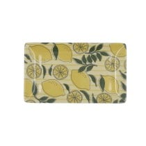 Plateau apéritif Quid Sicilia Multicouleur Bioplastique Citron 25 x 15 x 2 cm (12 Unités)