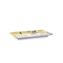 Plateau apéritif Quid Sicilia Multicouleur Bioplastique Citron 25 x 15 x 2 cm (12 Unités)