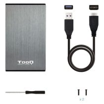 Boîtier pour disque dur TooQ TQE-2527G 2,5" SATA USB 3.0 Noir