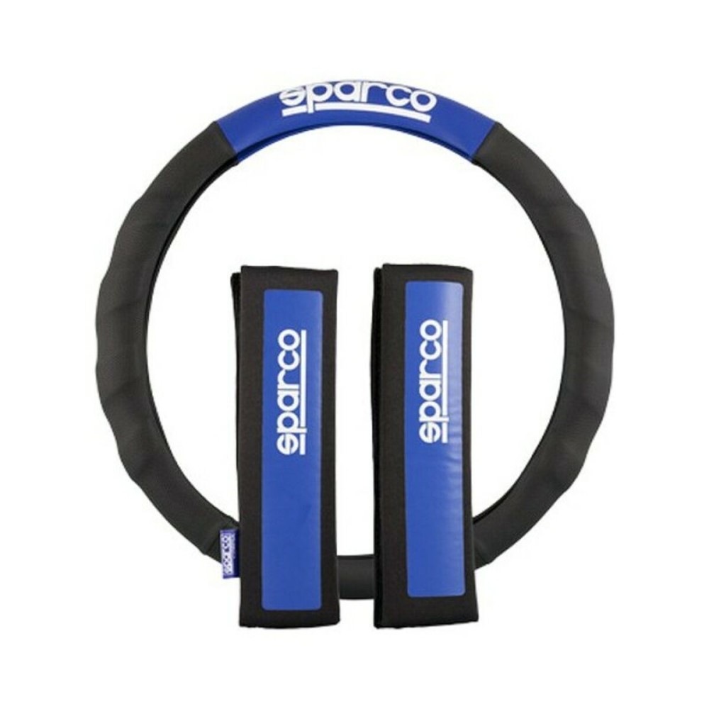 Housse pour volant + Coussinets pour ceinture Sparco SPC1111KAZ Universel