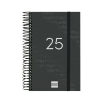 Agenda Finocam YEAR Noir 11,7 x 18,1 cm 2025