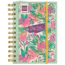 Agenda Finocam 8º SVH Tropic Vert Multicouleur 1/8 12 x 16,4 cm 2024-2025