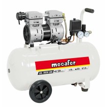 Air Compressor MECAFER 425523 Horizontal Silent 8 bar 24 L