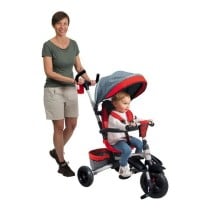 Dreirad Mondo On & Go Moovi Explore Rot Convertible Biegsam Drehung des Sitzes