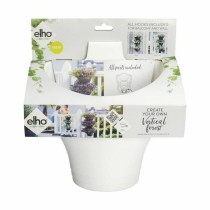 Plant pot Elho 472112415000 White Rectangular Modern Ø 26,7 x 29,7 cm