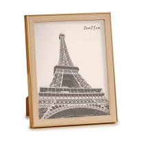 Photo frame WPC1920MG-4 Brown Golden Glass polypropylene (6 Units)