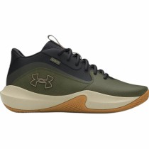 Basketball Shoes for Adults Under Armour Lockdown 7 Khaki Olive