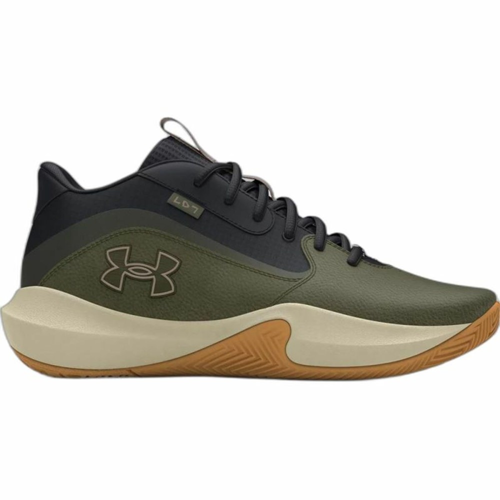 Basketballschuhe für Erwachsene Under Armour Lockdown 7 Khaki Olive