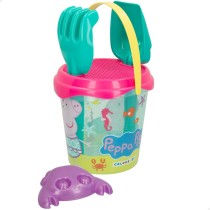 Set de jouets de plage Peppa Pig Ø 18 cm (16 Unités)