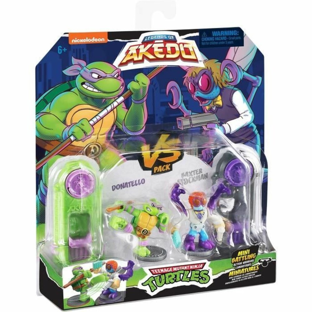 Combat figures Teenage Mutant Ninja Turtles Legends of Akedo: Donatello vs Baxter Stockman