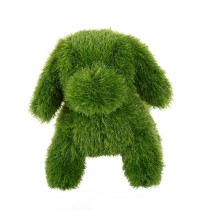 Decorative Figure polypropylene Astro-turf Dog 23 x 35 x 33 cm