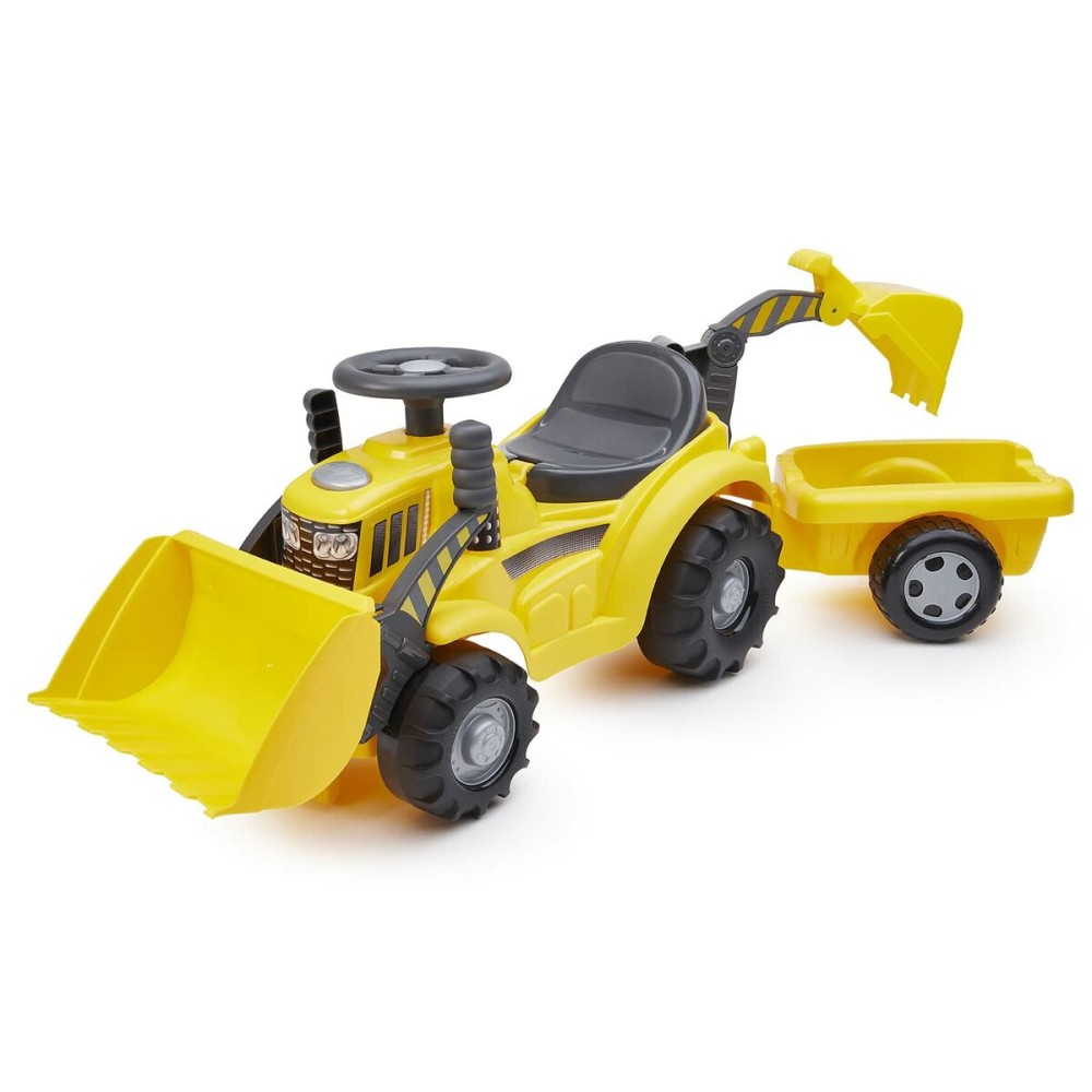 Tricycle Ecoiffier Carrier Jaune Tracteur