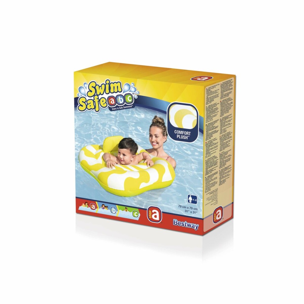 Bestway Aufblasbarer Schwimmring 2 Ringe Baby Sitz 79x79 cm 1-2 Jahre Garten, Pool 32298