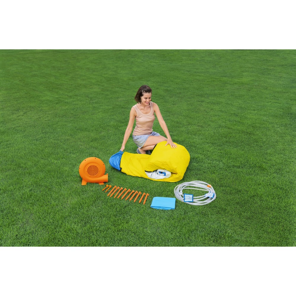 Bestway Piscine Parc Aquatique Gonflable 435x286x267cm + 5 Ans Jardin 53478