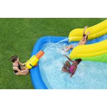 Bestway Piscine Parc Aquatique Gonflable 435x286x267cm + 5 Ans Jardin 53478