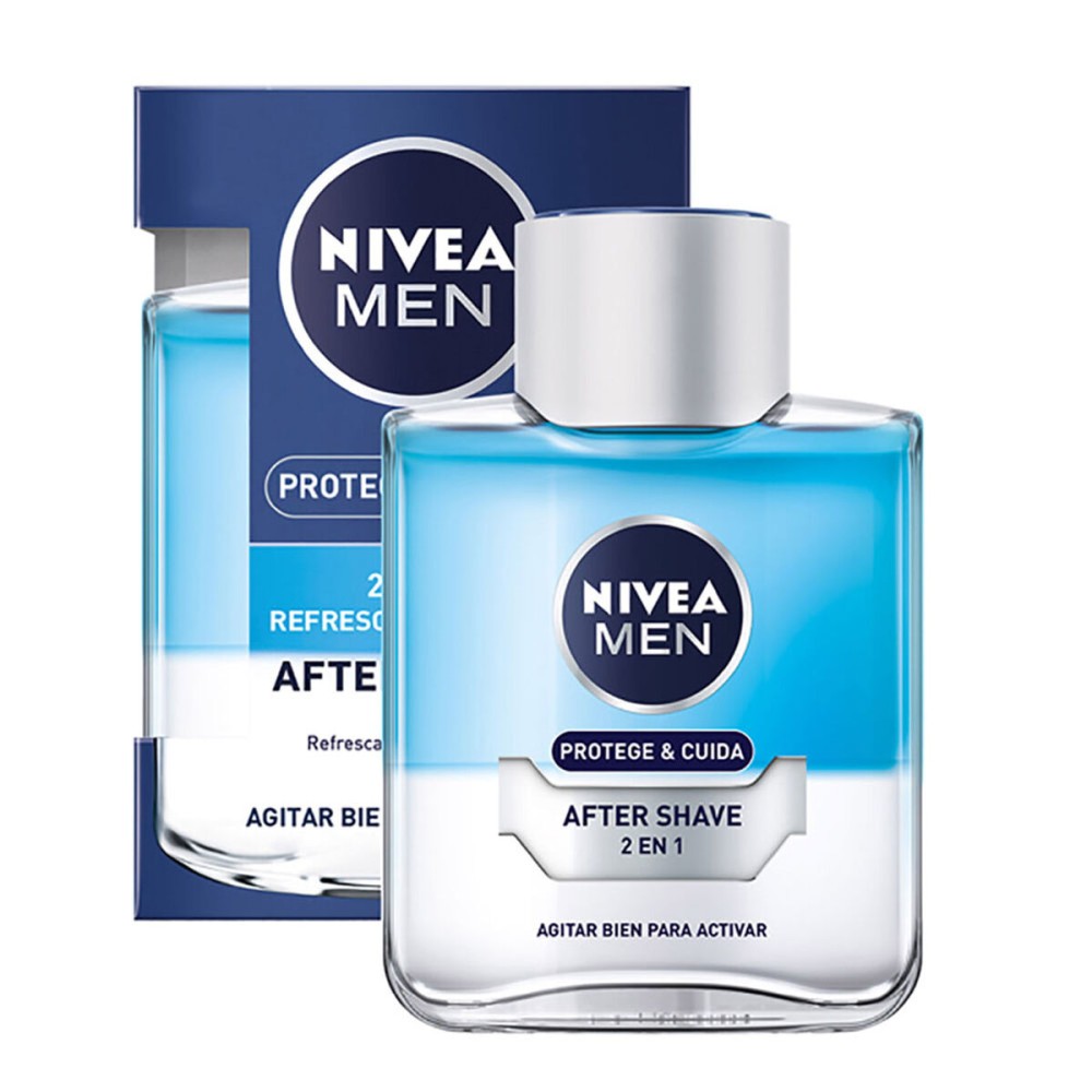 Lotion après-rasage Nivea Men Protect & Care 100 ml 2 en 1