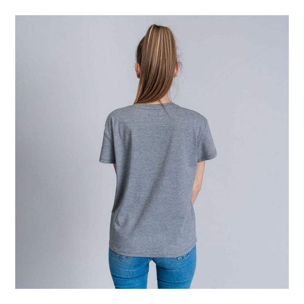 T-shirt à manches courtes femme Snoopy Gris Gris foncé