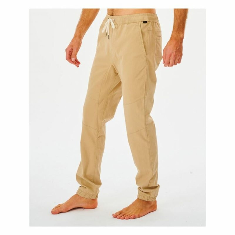 Trousers Rip Curl Re Entry Jogger Beige