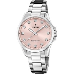 Herrenuhr Festina F20654/2 Rosa Silberfarben