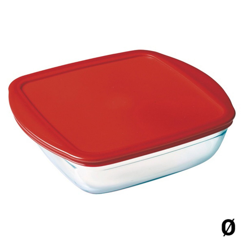 Hermetic Lunch Box Ô Cuisine Transparent Borosilicate Glass