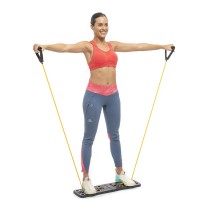 Planche de Pompes Push-Up avec Bandes de Résistance et Guide d'exercices Pulsher InnovaGoods