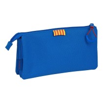 Trousse Fourre-Tout Triple F.C. Barcelona M744 22 x 12 x 3 cm Bordeaux Blue marine